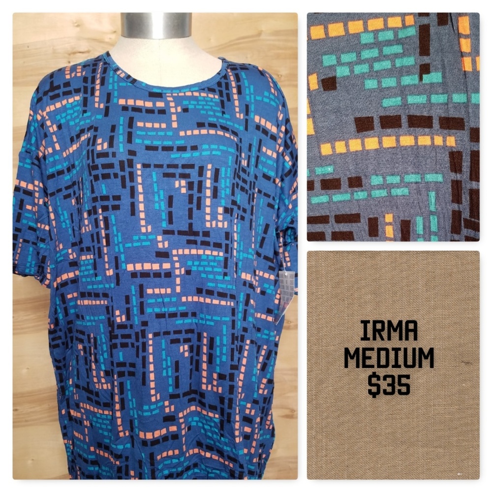 LuLaRoe Medium NWT Irma hi- lo NWT shirt / top
